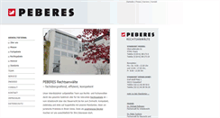 Desktop Screenshot of peberes.com