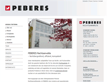 Tablet Screenshot of peberes.com